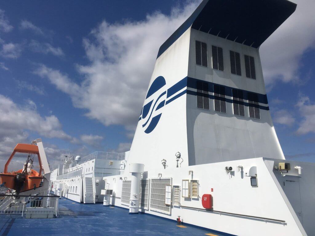 太平洋フェリーデッキ