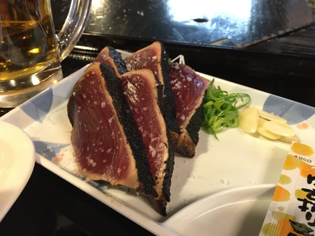 明神丸のカツオのたたき